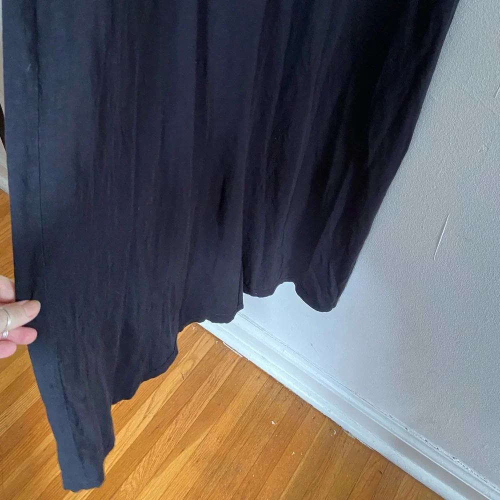 Velvet by Graham & Spencer’s Vintage Slub racerback black maxi dress - Picture 4 of 7